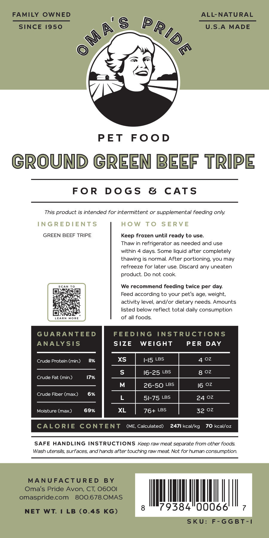 Green Beef Tripe