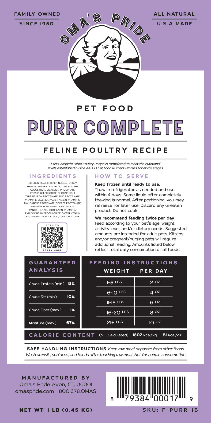 Purr Complete Cat Recipe