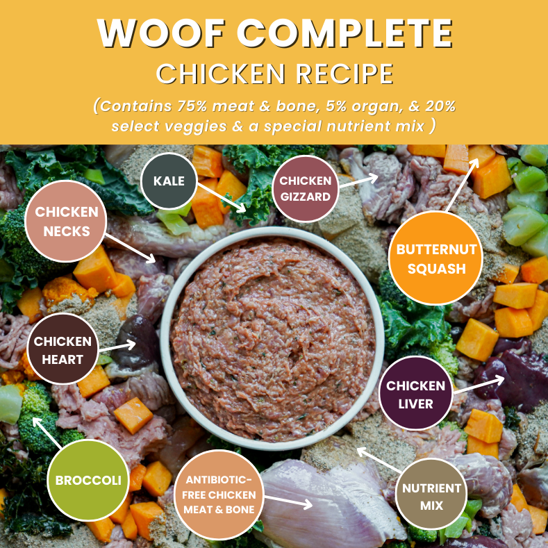 Woof Complete Dog Recipes (Portion Packs)