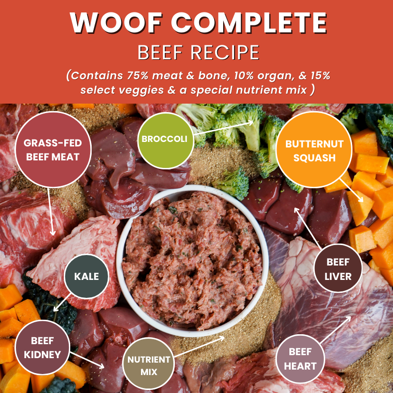 Woof Complete Dog Recipes (Portion Packs)