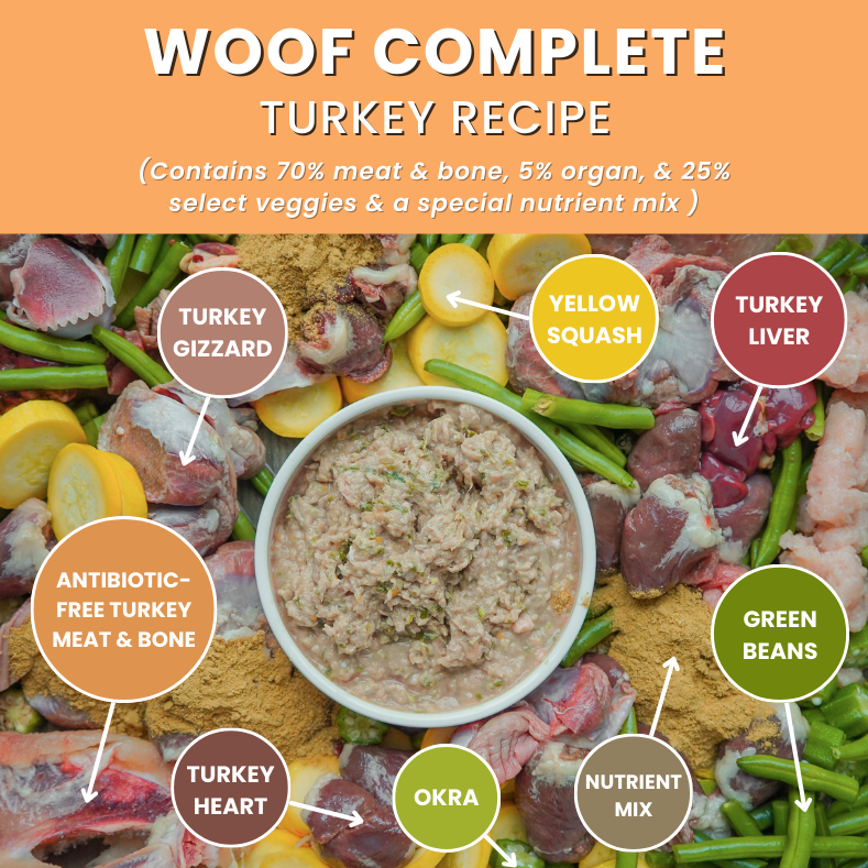 Woof Complete Dog Recipes (Portion Packs)