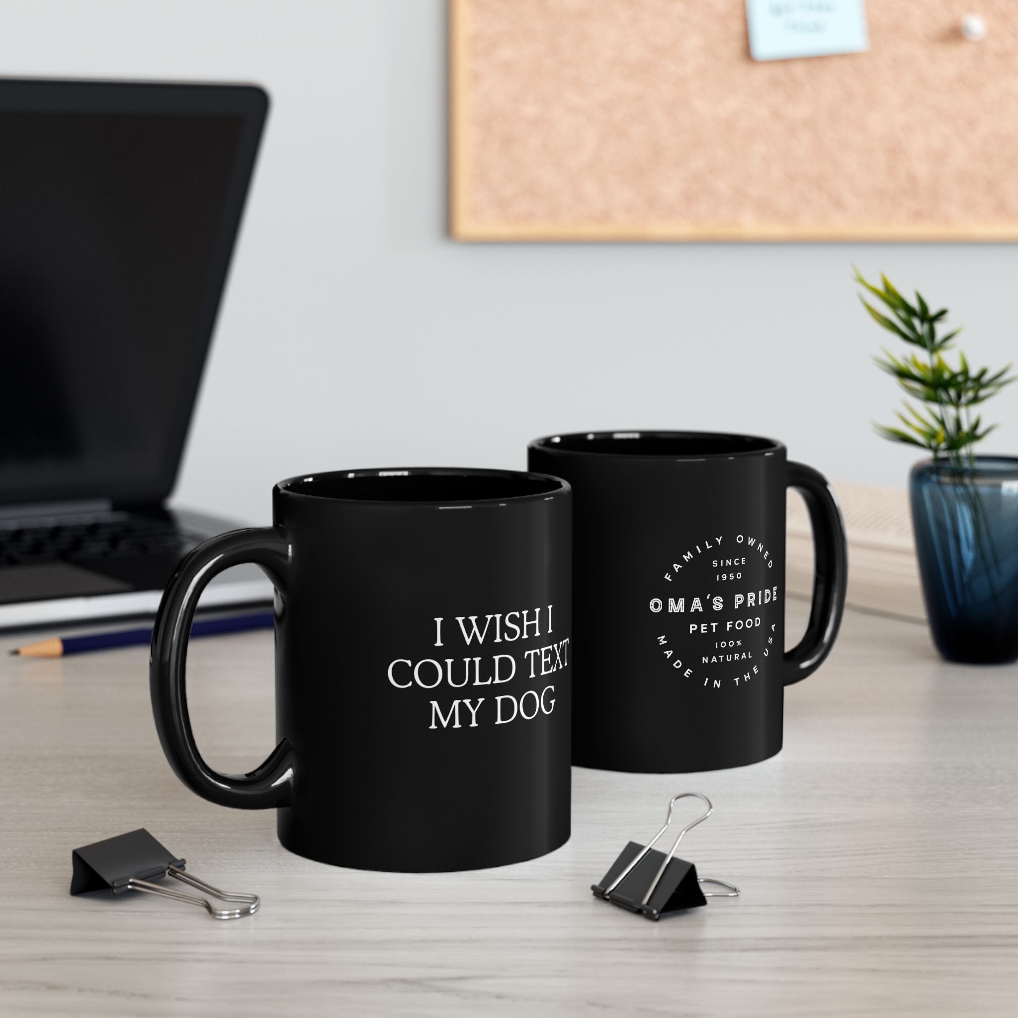 Oma's Pride 11 oz. Black Coffee Mug