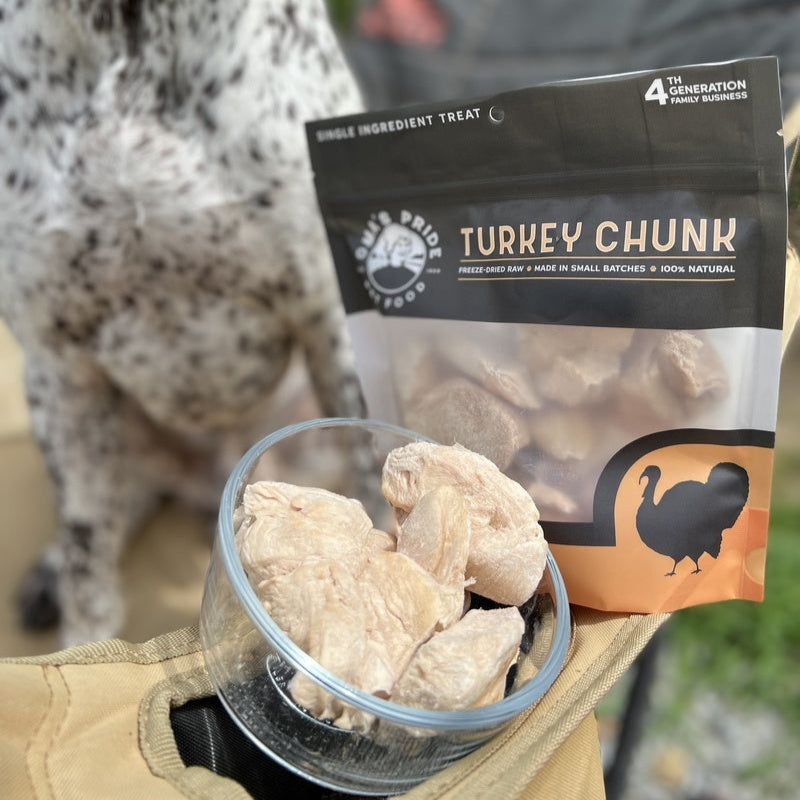 Freeze-Dried Turkey Breast for Dogs Cats Oma's Pride Treats